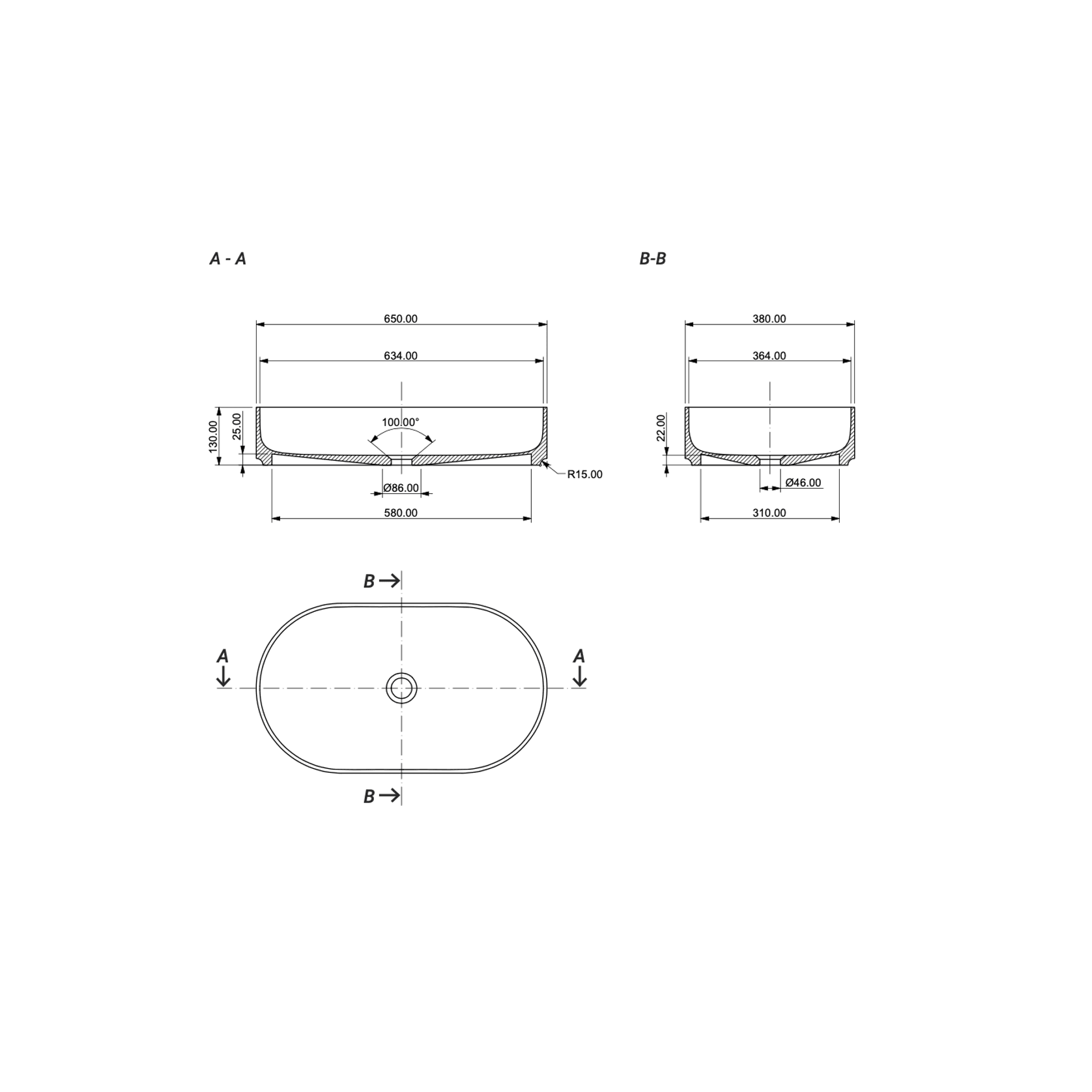 Aqvato Gaia Bathroom Basin gallery detail image