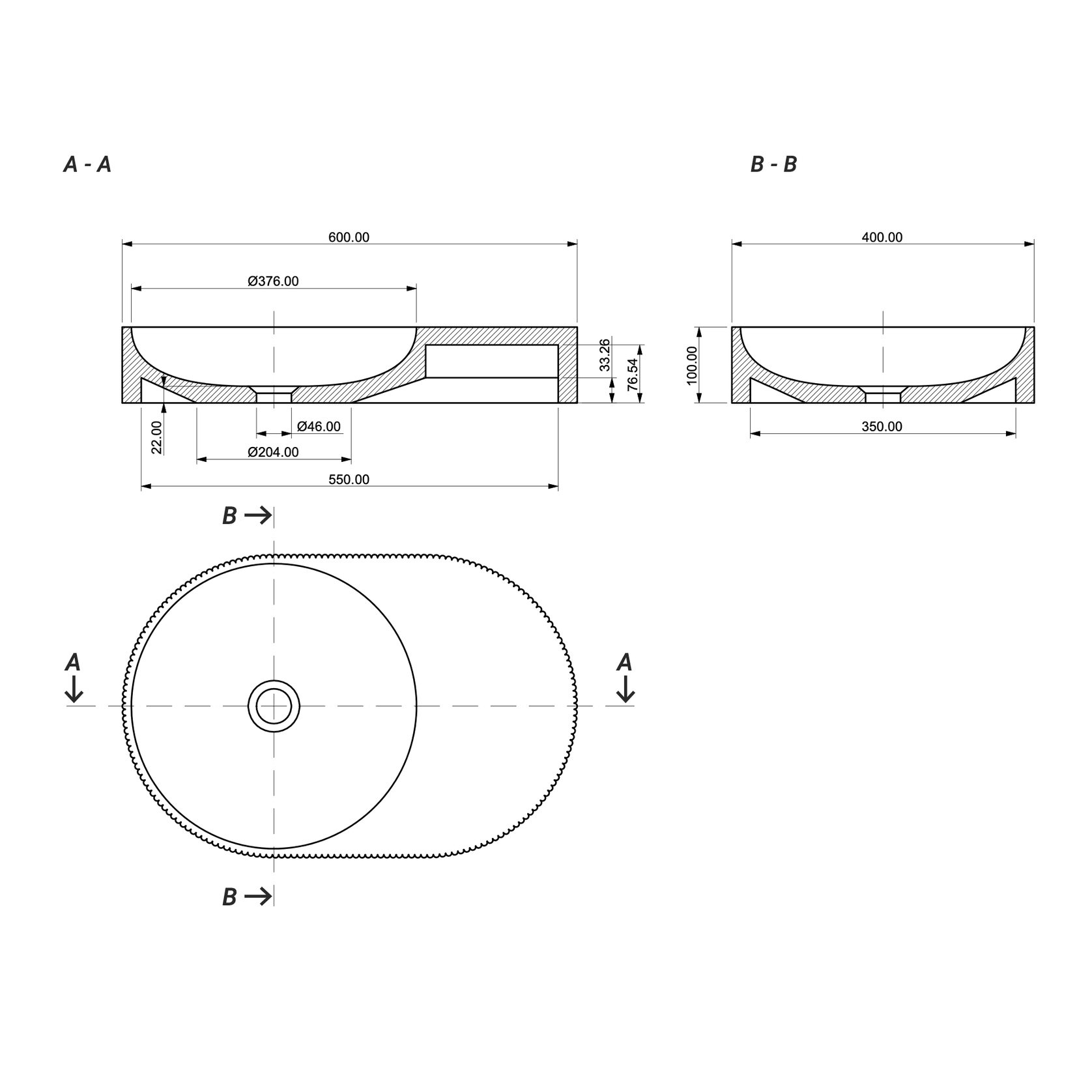 Aqvato C-01 Bathroom Basin gallery detail image