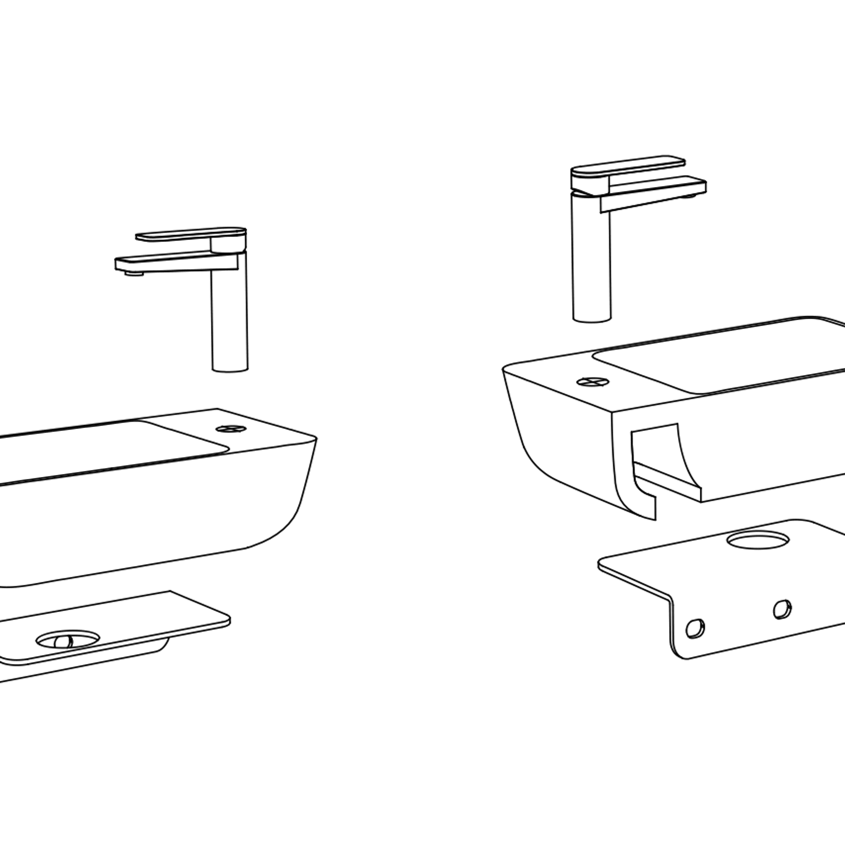 Aqvato Helios Bathroom Basin gallery detail image