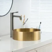 Stainless Steel Round Basin – Bathroom Sink gallery detail image