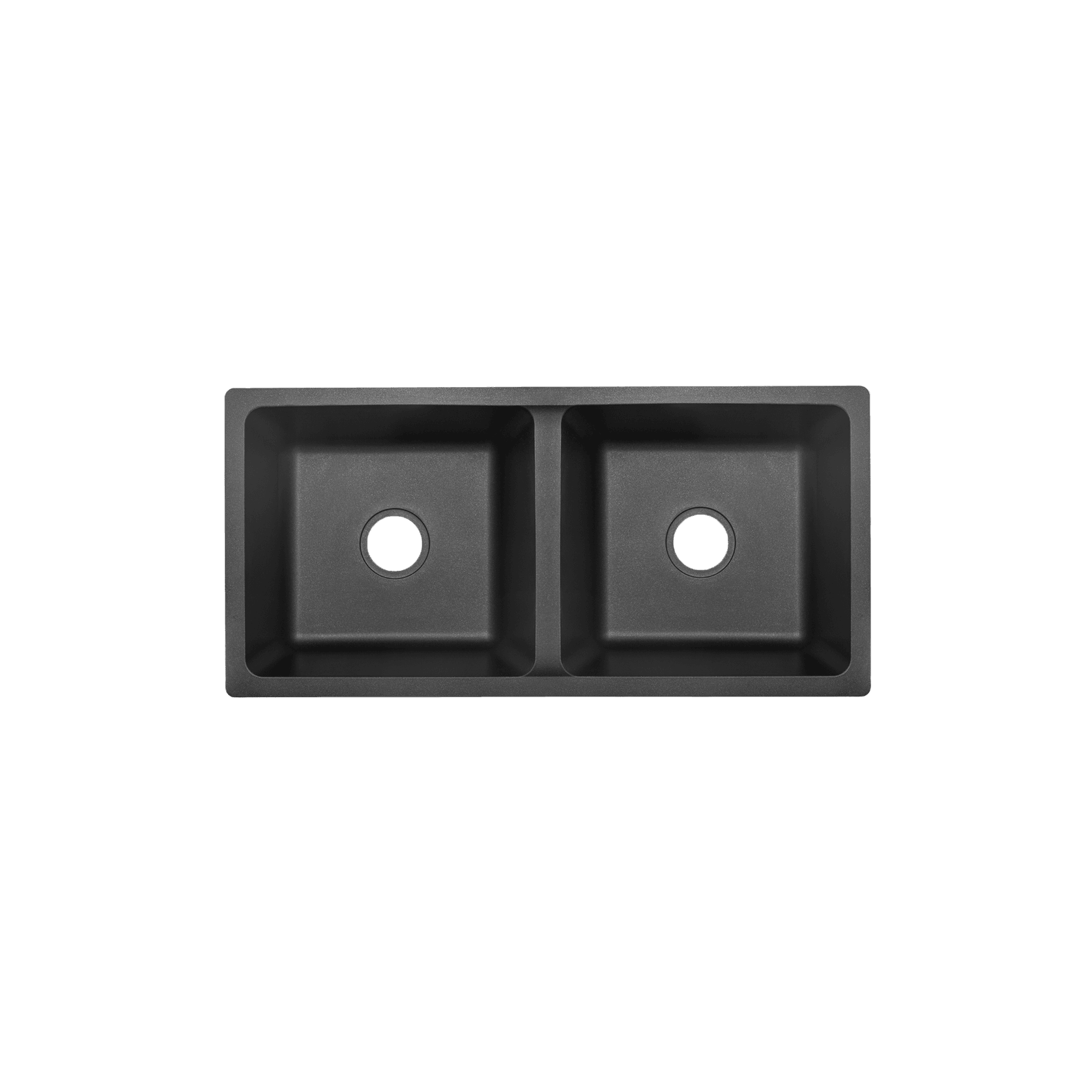 ABI Vera Double Sink | Black Granite gallery detail image