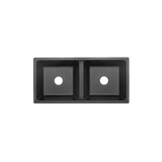 ABI Vera Double Sink | Black Granite gallery detail image