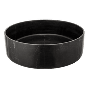 iStone Round Basin 380 x 110mm Black Marble gallery detail image