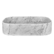 iStone Soft Square Basin 480 x 380mm Natural Marble gallery detail image