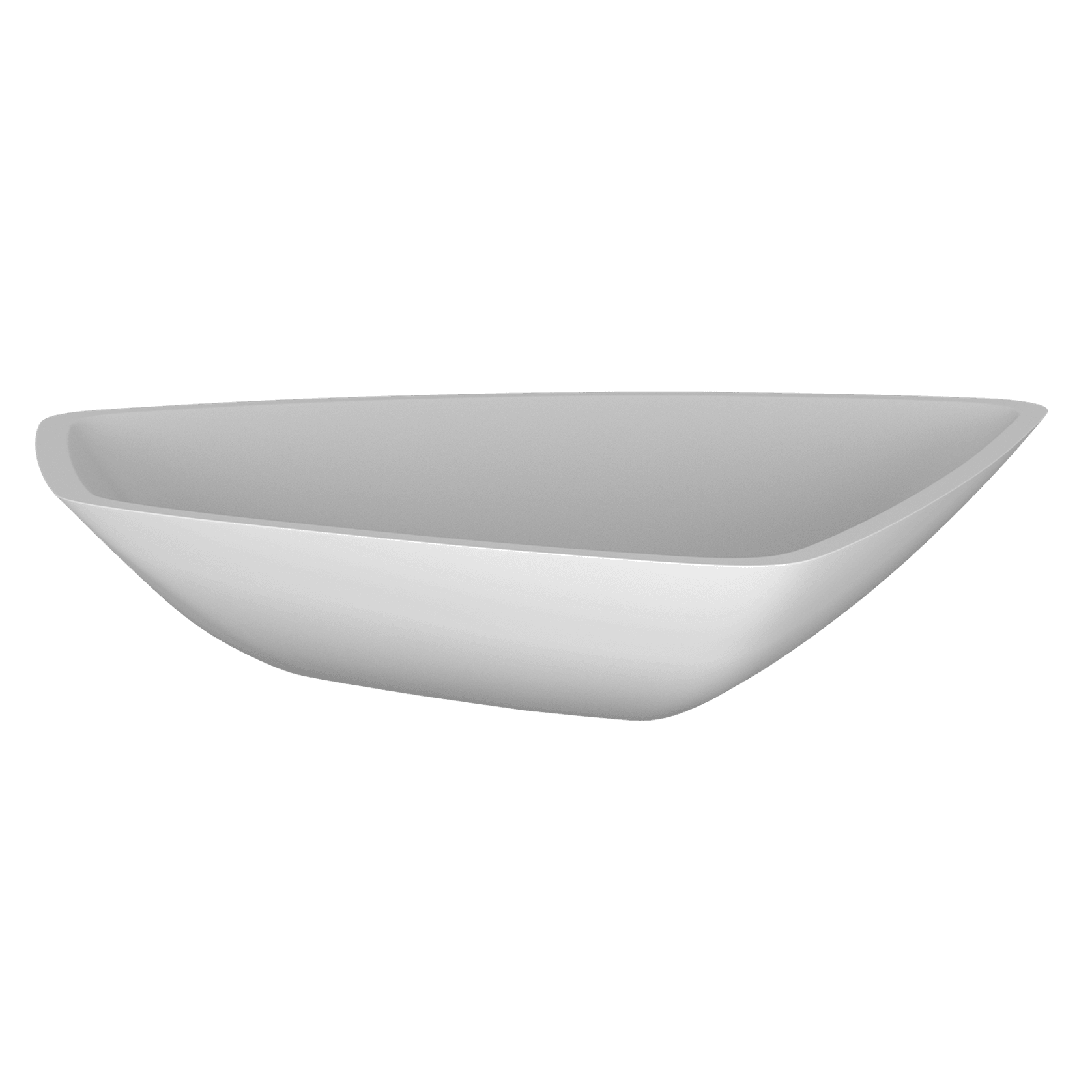 iStone Forme Basin 540mm Matte White gallery detail image