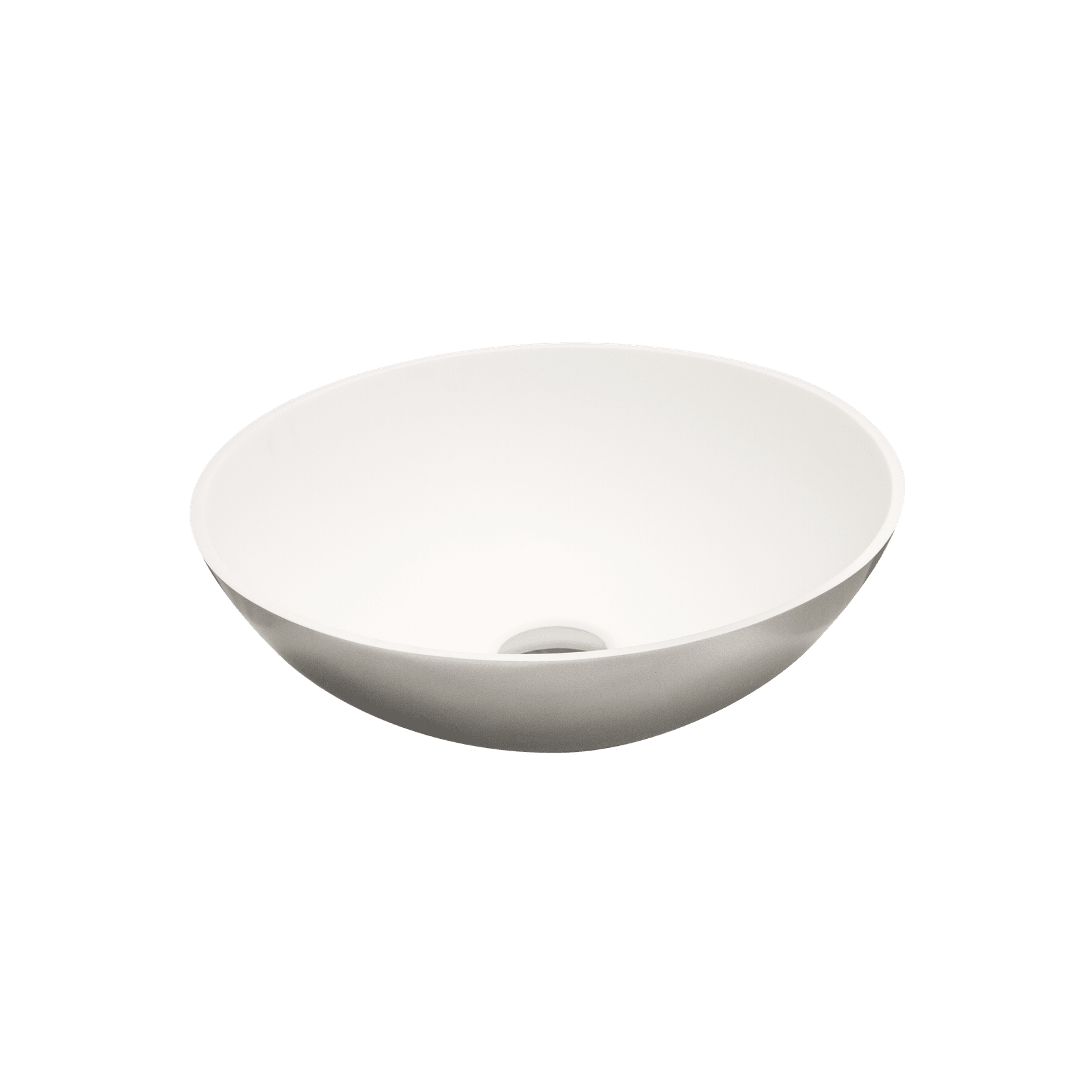 iStone Round Basin 400 x 130mm Metallic Silver gallery detail image