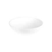 iStone Round Basin 400 x 130mm Snow Quartz gallery detail image