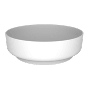 iStone Round Basin 400mm Matte White gallery detail image