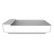iStone Carre Basin 550mm Matte White (With Tray) gallery detail image