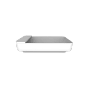 iStone Carre Basin 550mm Matte White (With Tray) gallery detail image