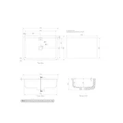 Zuri Undercounter Rectangle Basin 520mm (Deep) gallery detail image