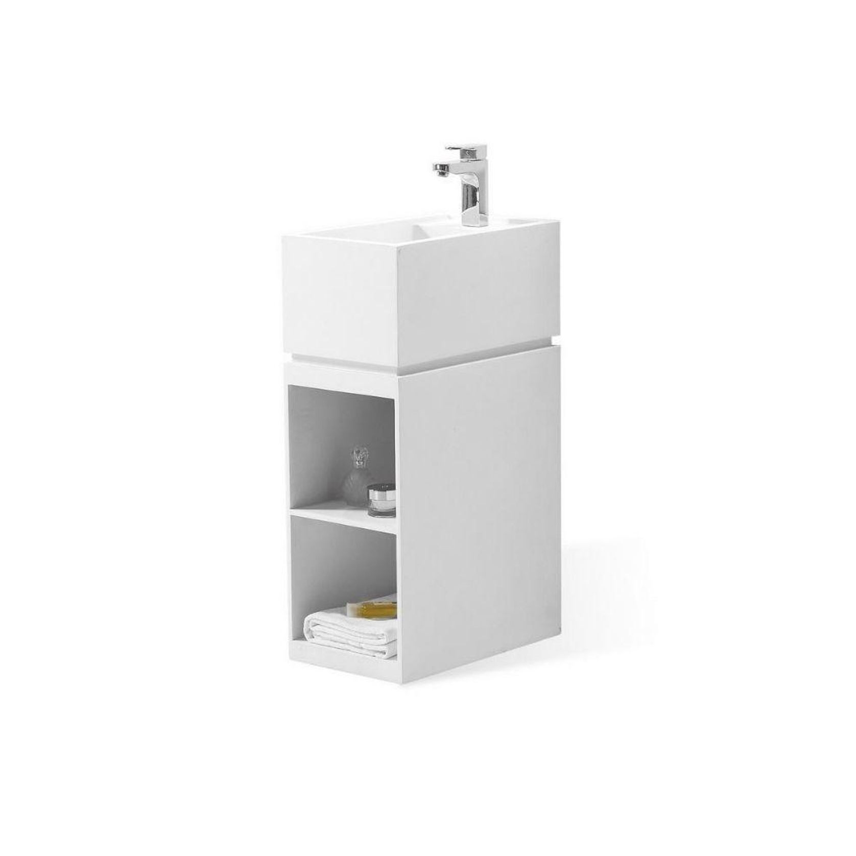 B1585 Freestanding Stone Basin Unit gallery detail image