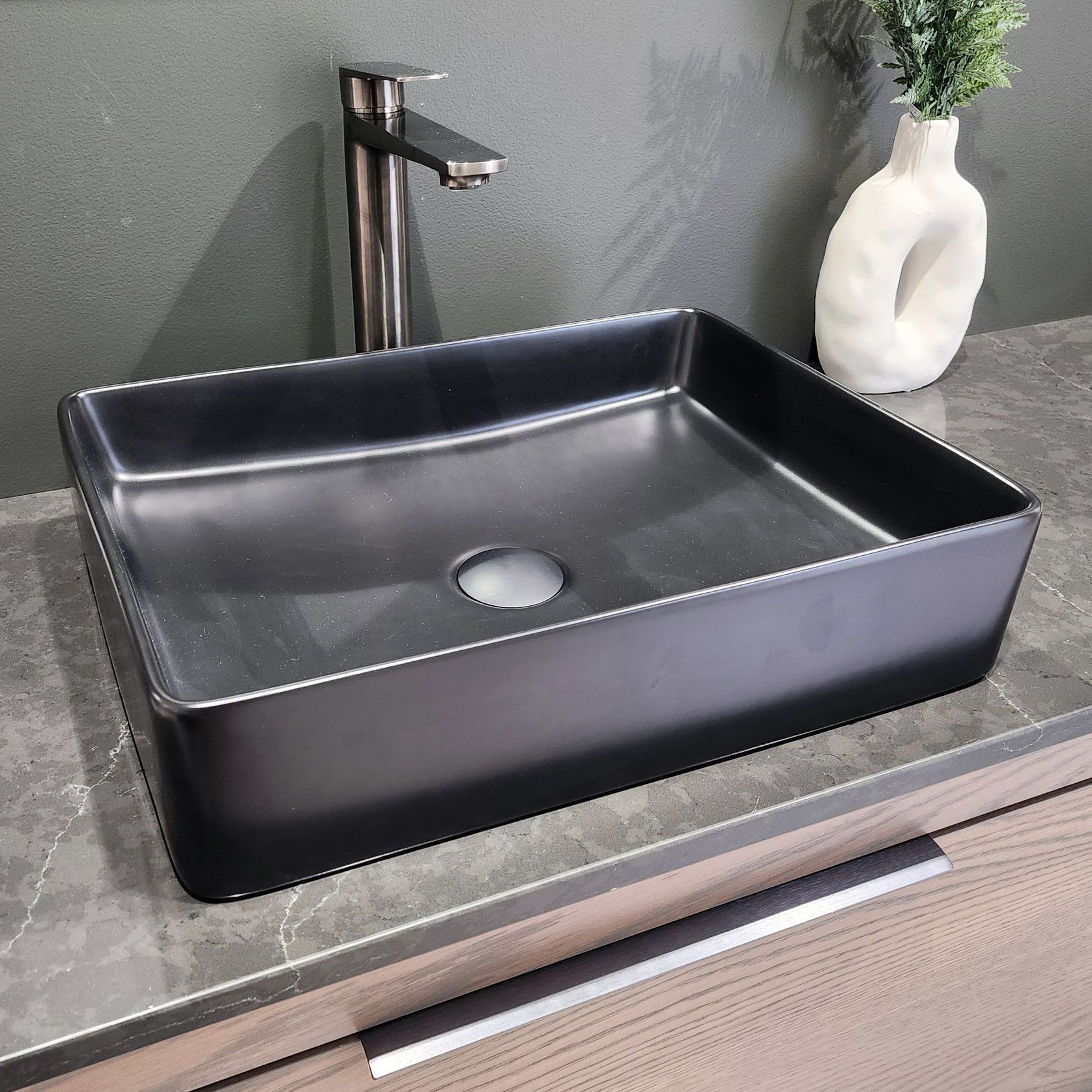 Code Pure Rectangle 470 Ceramic  Vessel Basin Range gallery detail image