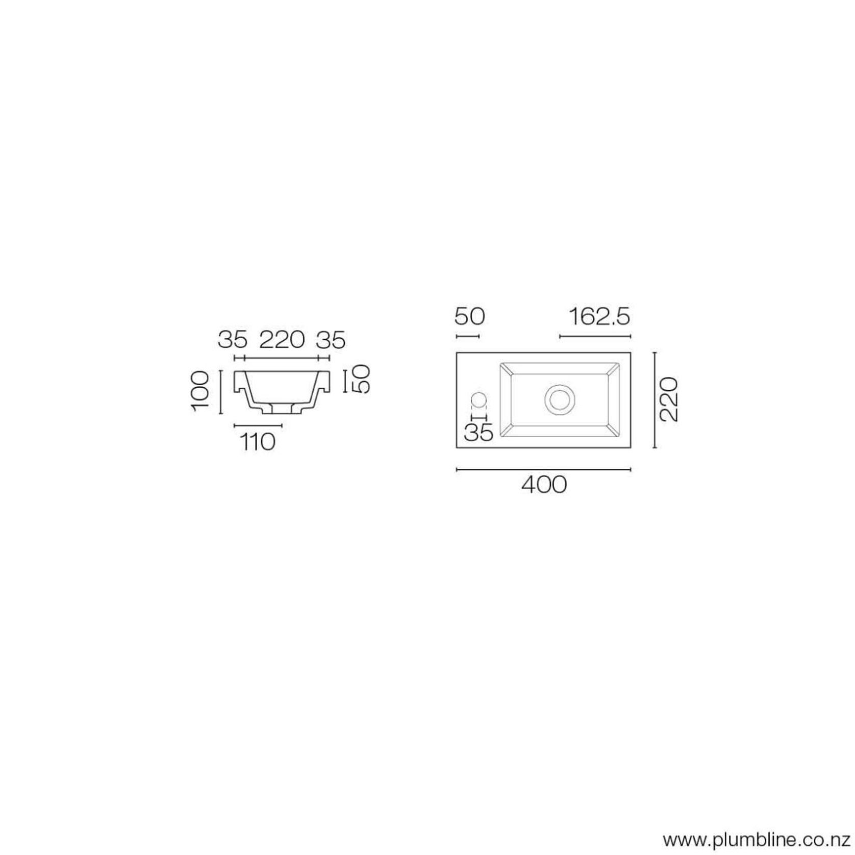 Future Slim 400 Vanity Top gallery detail image