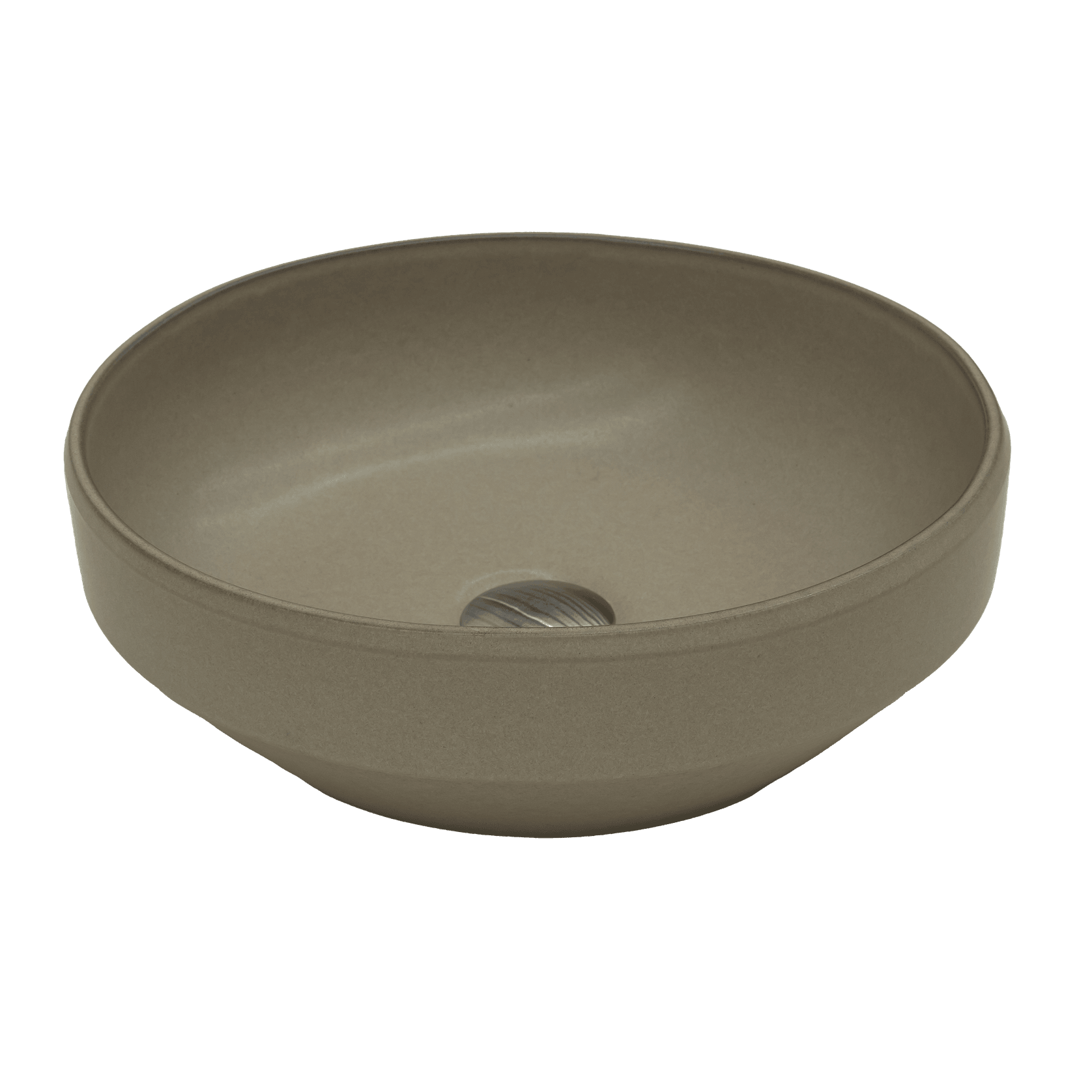 Terra 380 Round Vessel Basin Dune gallery detail image