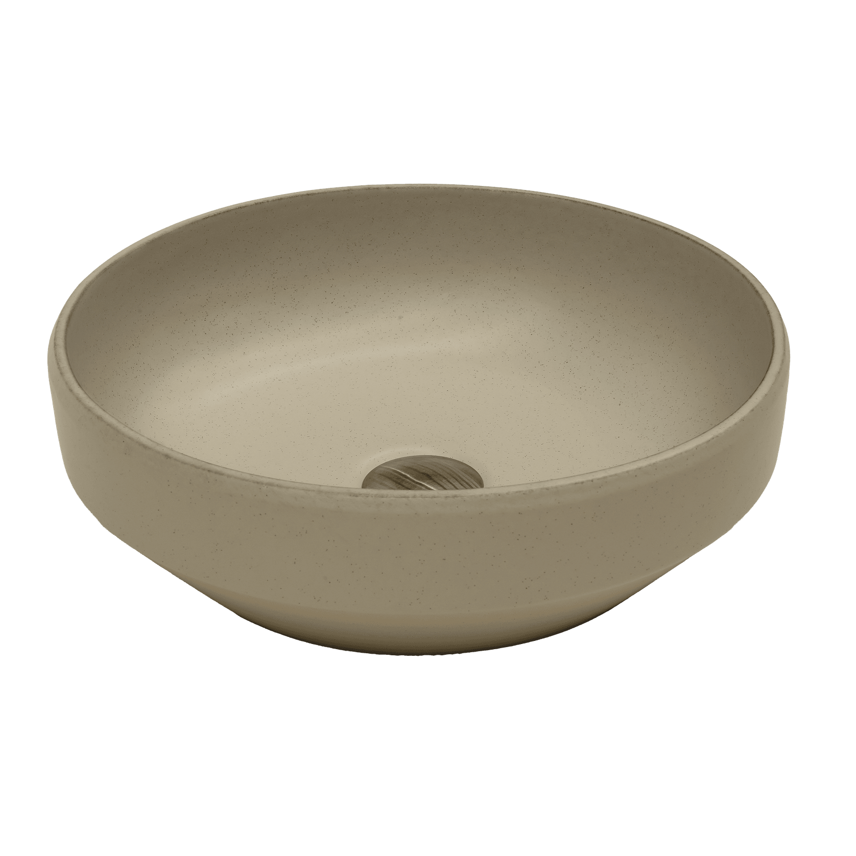 Terra 380 Round Vessel Basin Dune gallery detail image