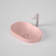 Liano II 530mm Pill Inset Basin - Matte Pink gallery detail image
