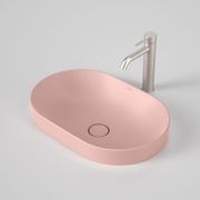 Liano II 530mm Pill Inset Basin - Matte Pink gallery detail image