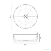 Oasis 400 Round Vessel Basin gallery detail image