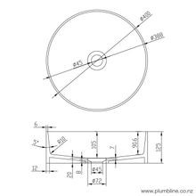 Super-Thin Ellipse Round Vessel Basin gallery detail image