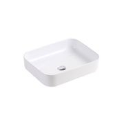 Unika Milan White Counter Top Gloss Basin gallery detail image