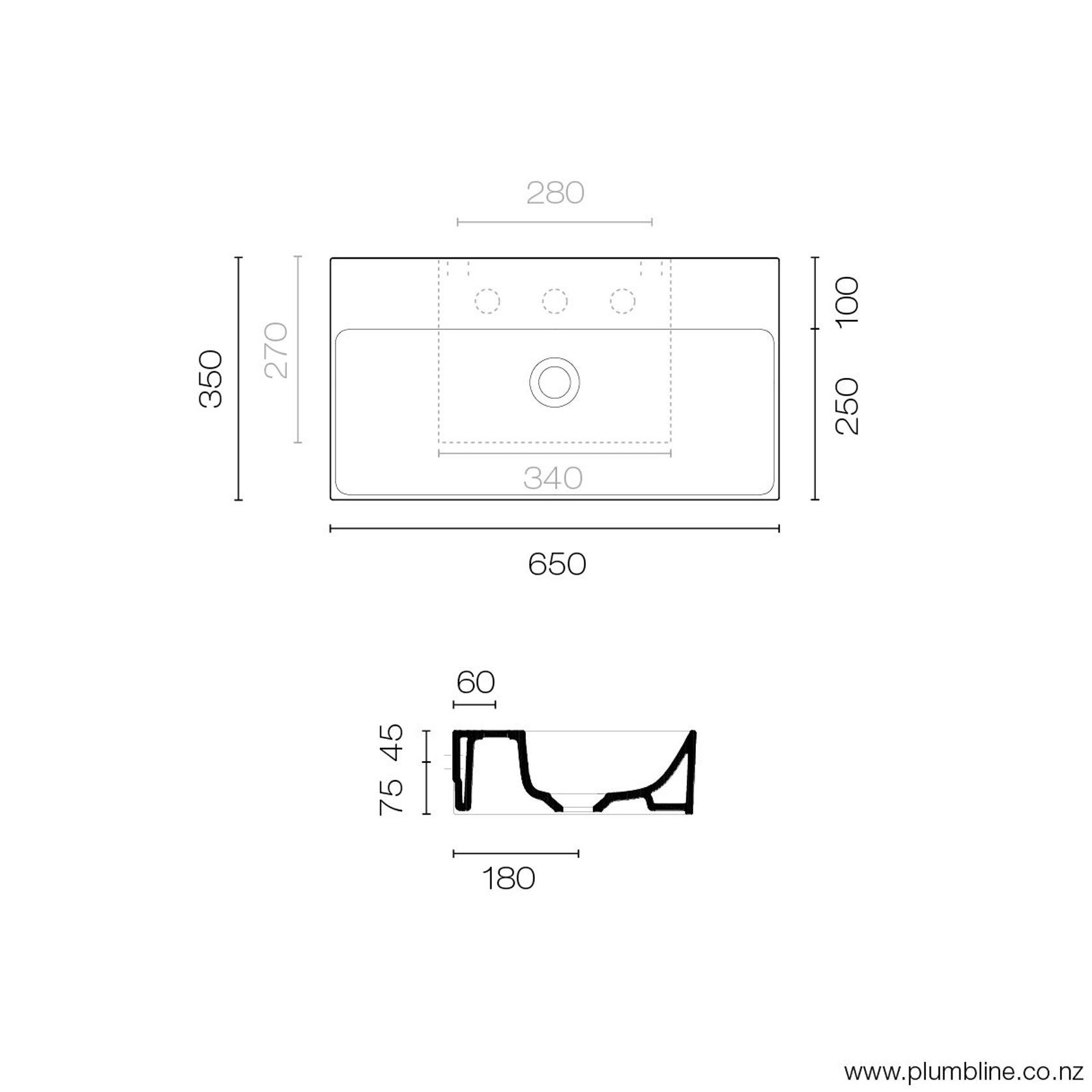 Verso 65 Basin gallery detail image