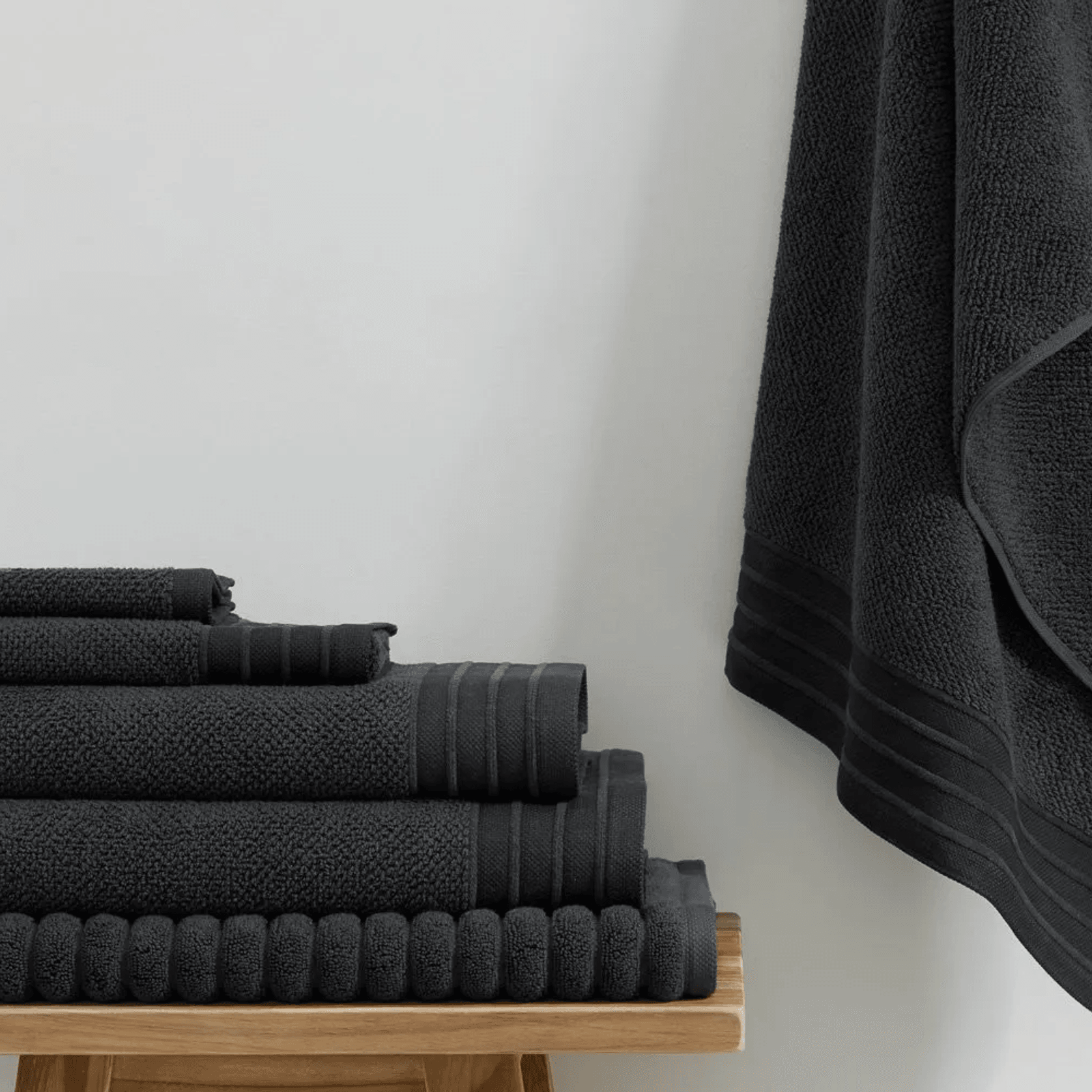 Family Bath Towel Bundle - Charcoal gallery detail image