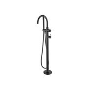 Mica Fluted Freestanding Bath Mixer with Hand Shower gallery detail image