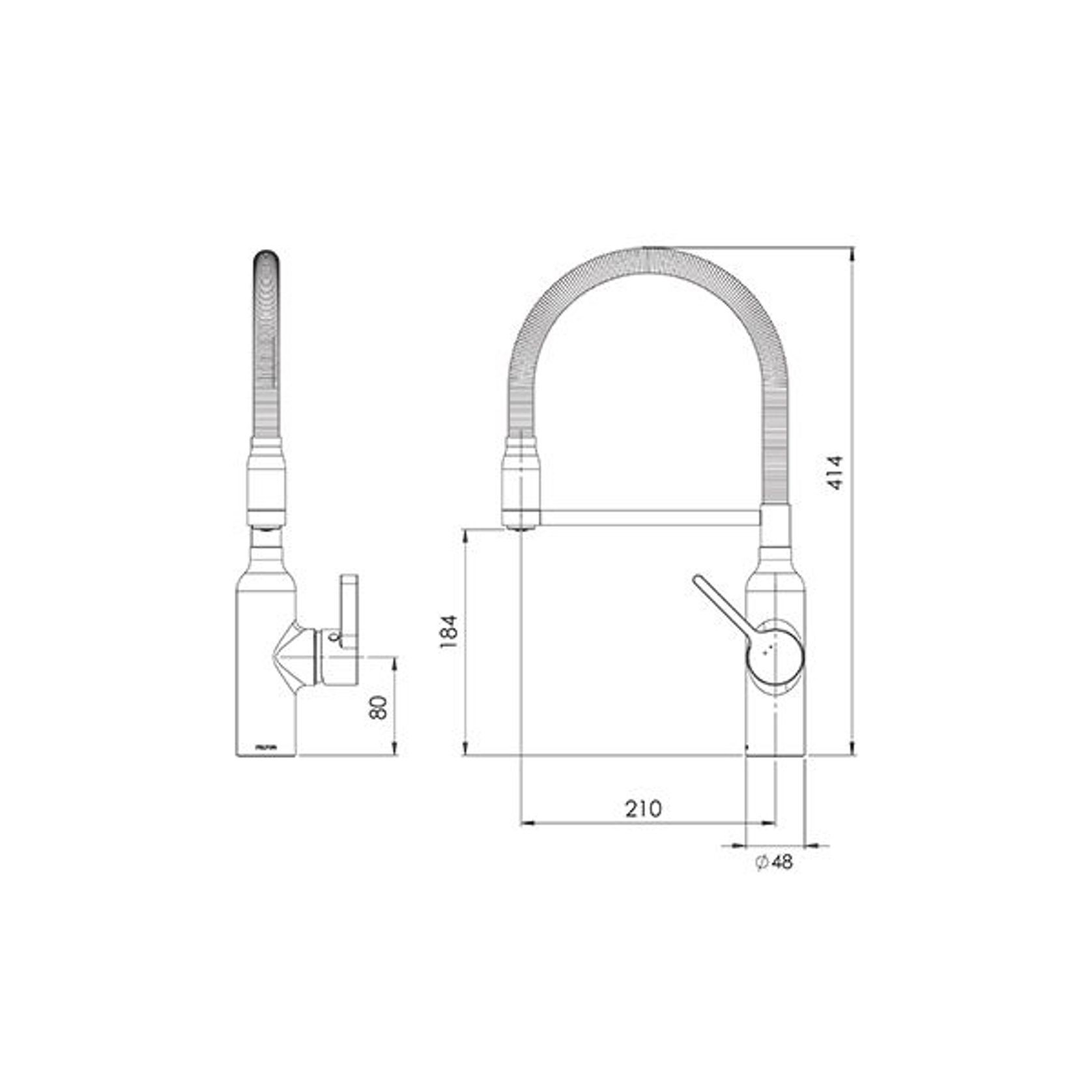 Bex All Pressure Pull Down Sink Mixer gallery detail image