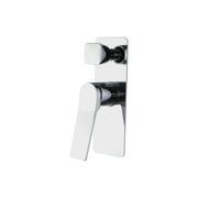 Rushy Wall Mixer With Diverter Chrome gallery detail image