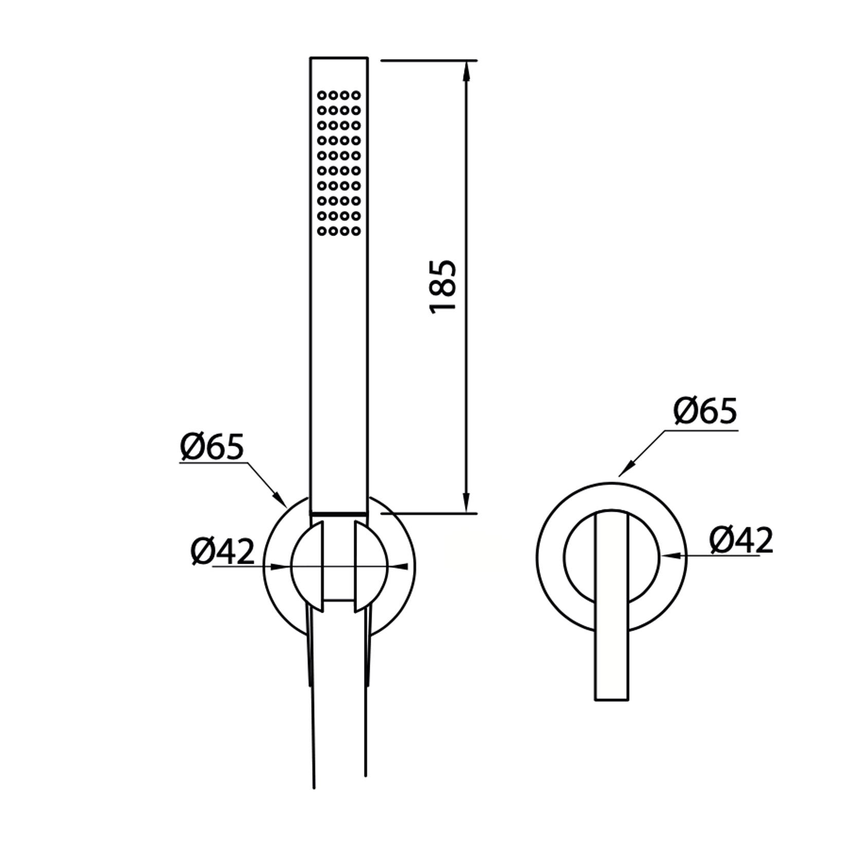 Antonio Frattini DO86 Hand Held Shower gallery detail image