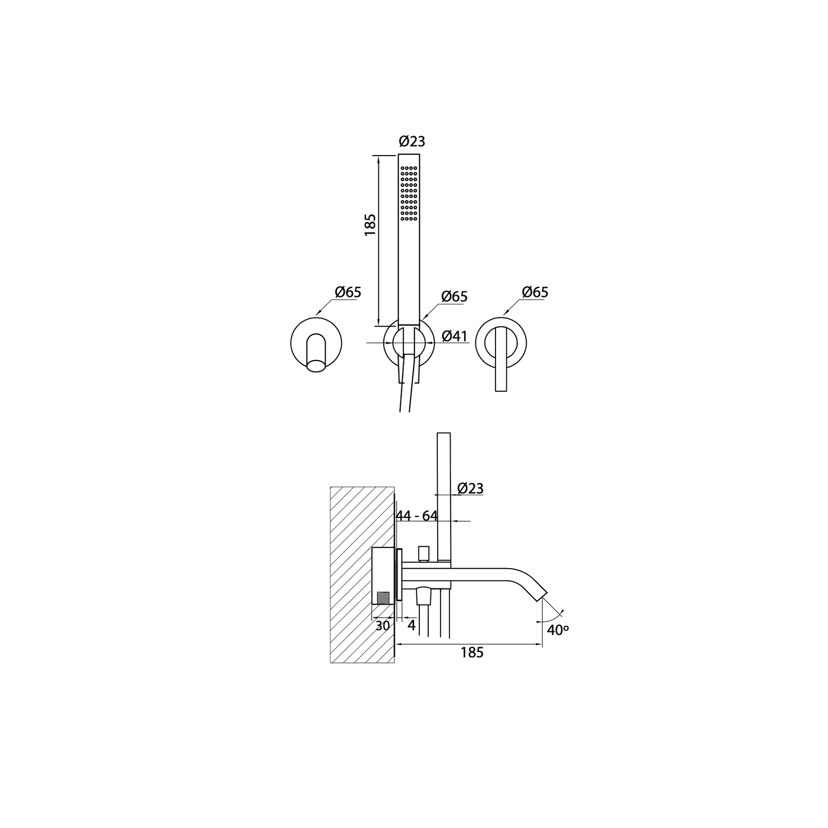 Antonio Frattini DO96 Bath Set gallery detail image