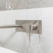 CADDENCE Brushed Nickel Wall Mixer with Spout BU0243.BM gallery detail image
