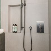 Caddence Wall Mixer with Diverter Gun Metal Grey gallery detail image