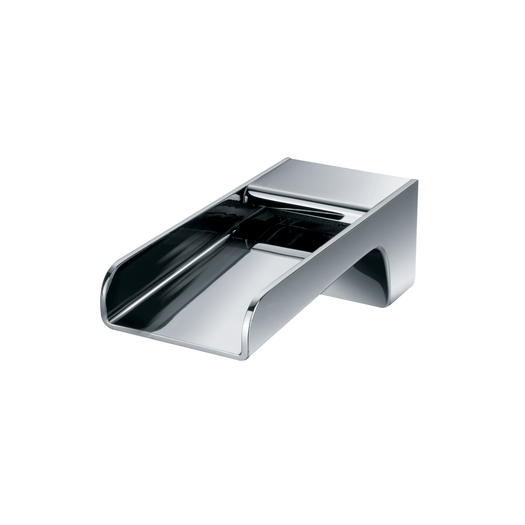 Cascade Wall Mounted Bath Spout Chrome gallery detail image