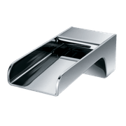 Cascade Wall Mounted Bath Spout Chrome gallery detail image
