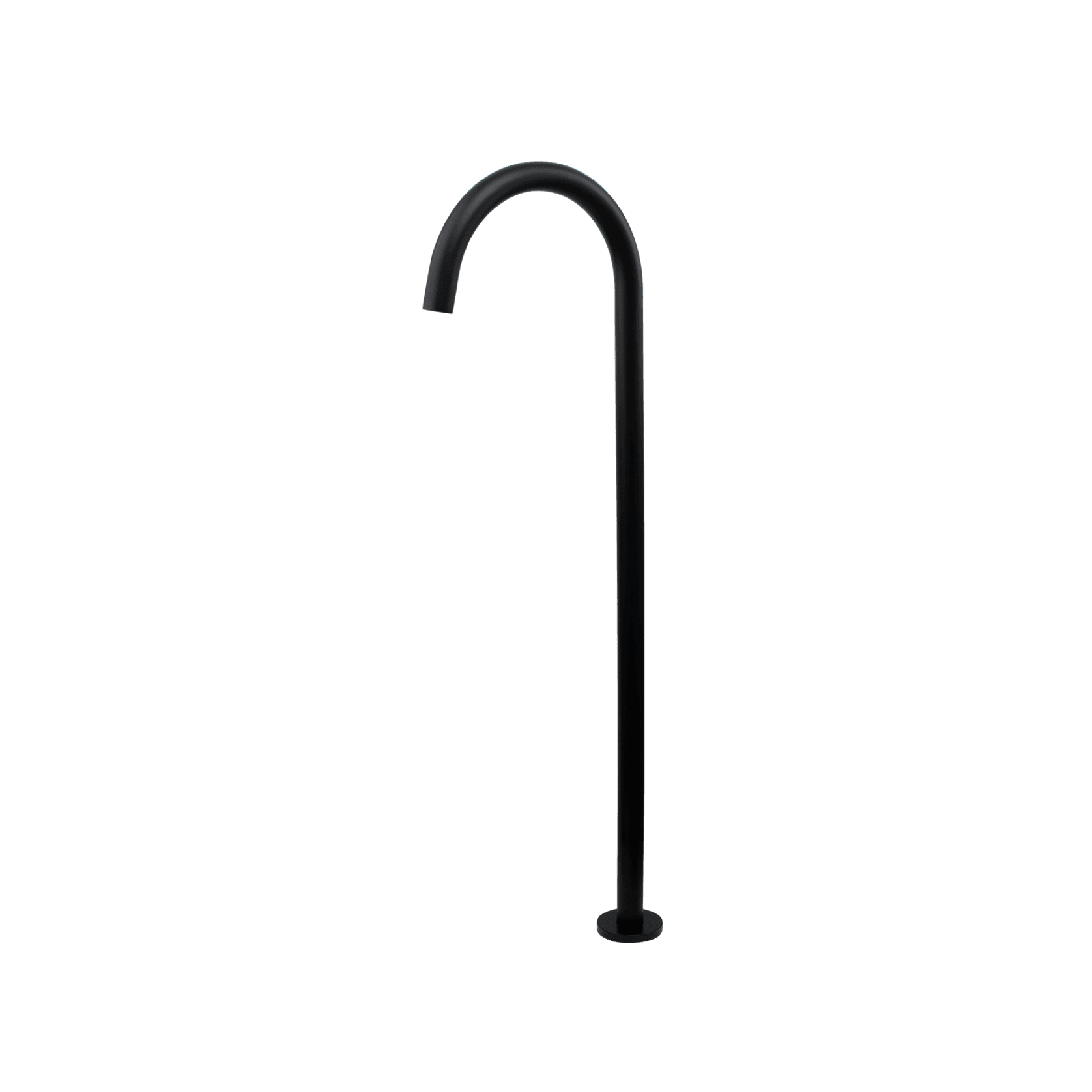 Carbon Floor Mounted Bath Spout Satin Black gallery detail image