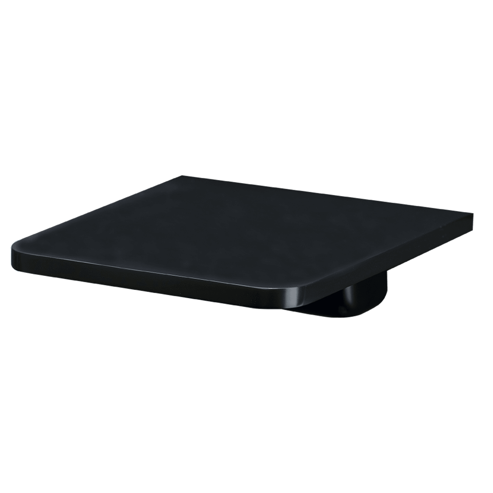 Carbon Wall Mounted Blade Style Bath Spout Satin Black gallery detail image