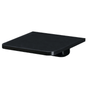 Carbon Wall Mounted Blade Style Bath Spout Satin Black gallery detail image