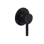 Carbon Round Shower/Bath Mixer Satin Black gallery detail image