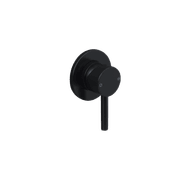 Carbon Round Shower/Bath Mixer Satin Black gallery detail image