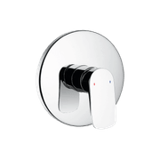 Modern Linea Shower/Bath Mixer Chrome (Round Faceplate) gallery detail image