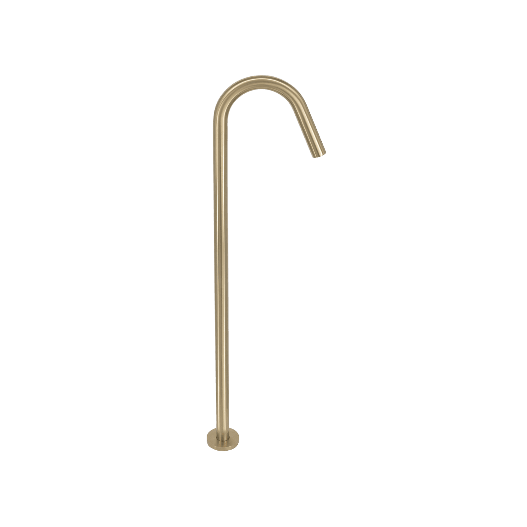Scarab Floor Mounted Bath Spout Brushed Gold gallery detail image
