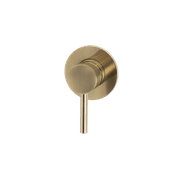 Scarab Shower/Bath Mixer Brushed Gold Knurled Handle gallery detail image