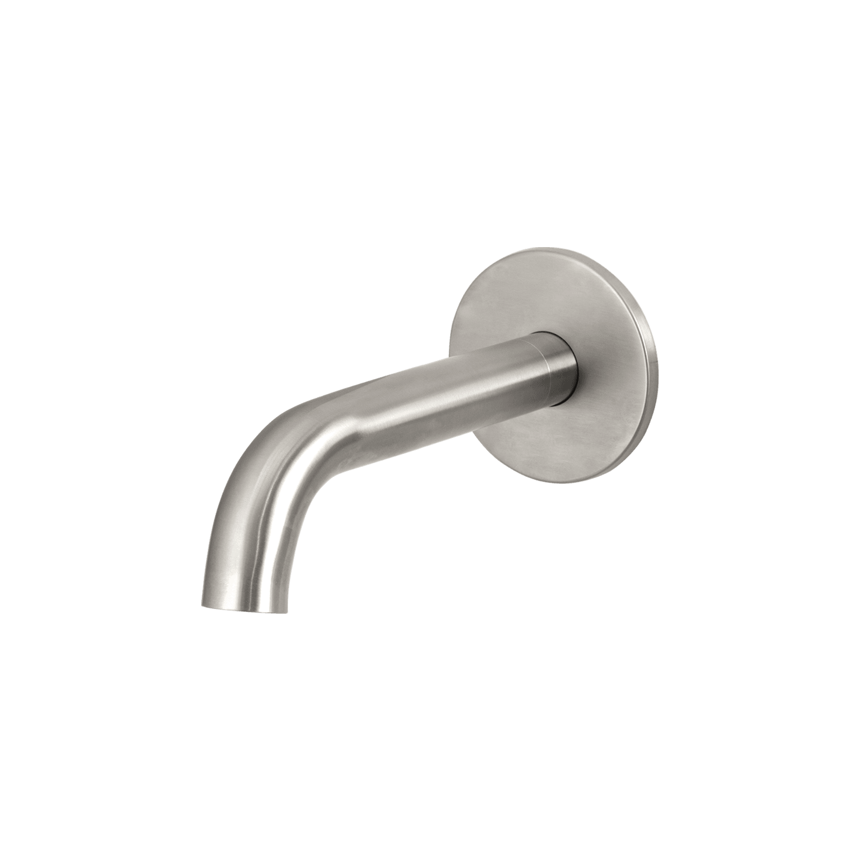 Urban Wall Mounted Short Bath Spout Brushed Stainless gallery detail image
