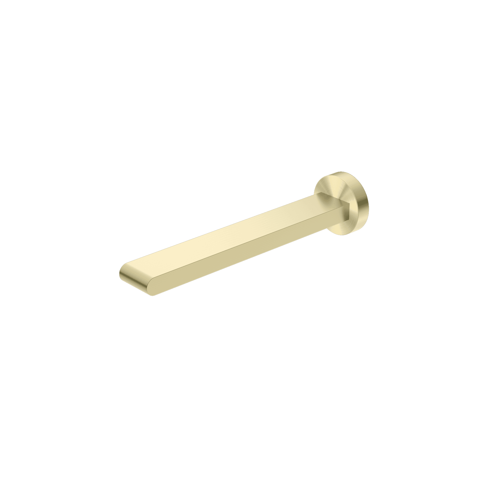 Bianca Fixed Bath Spout 240mm | Brushed Gold gallery detail image