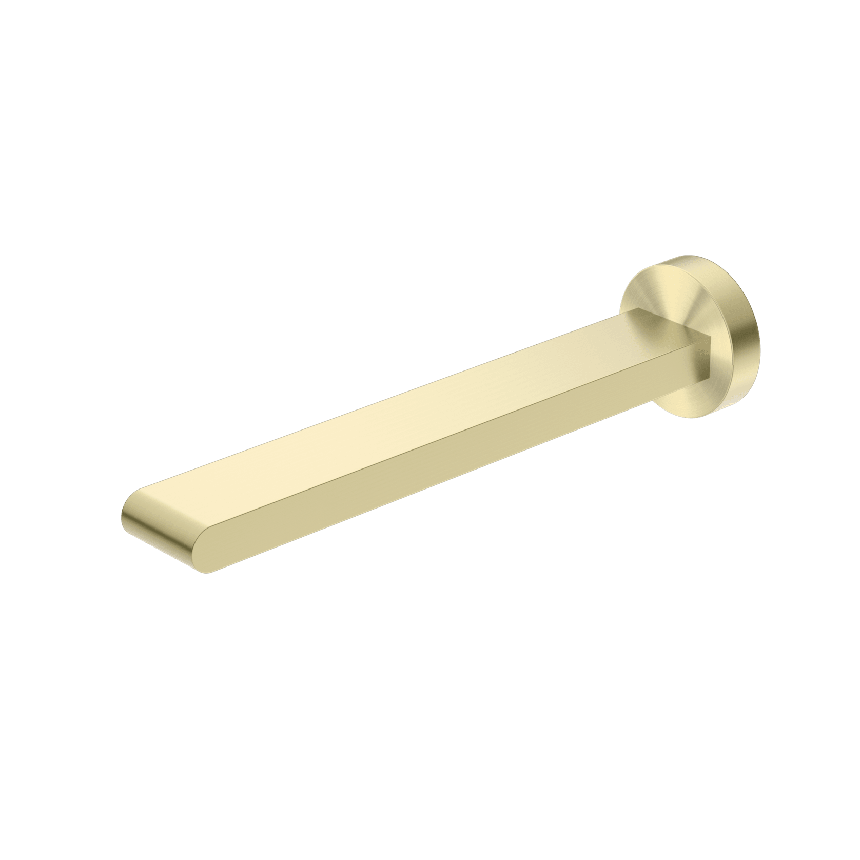 Bianca Fixed Bath Spout 240mm | Brushed Gold gallery detail image