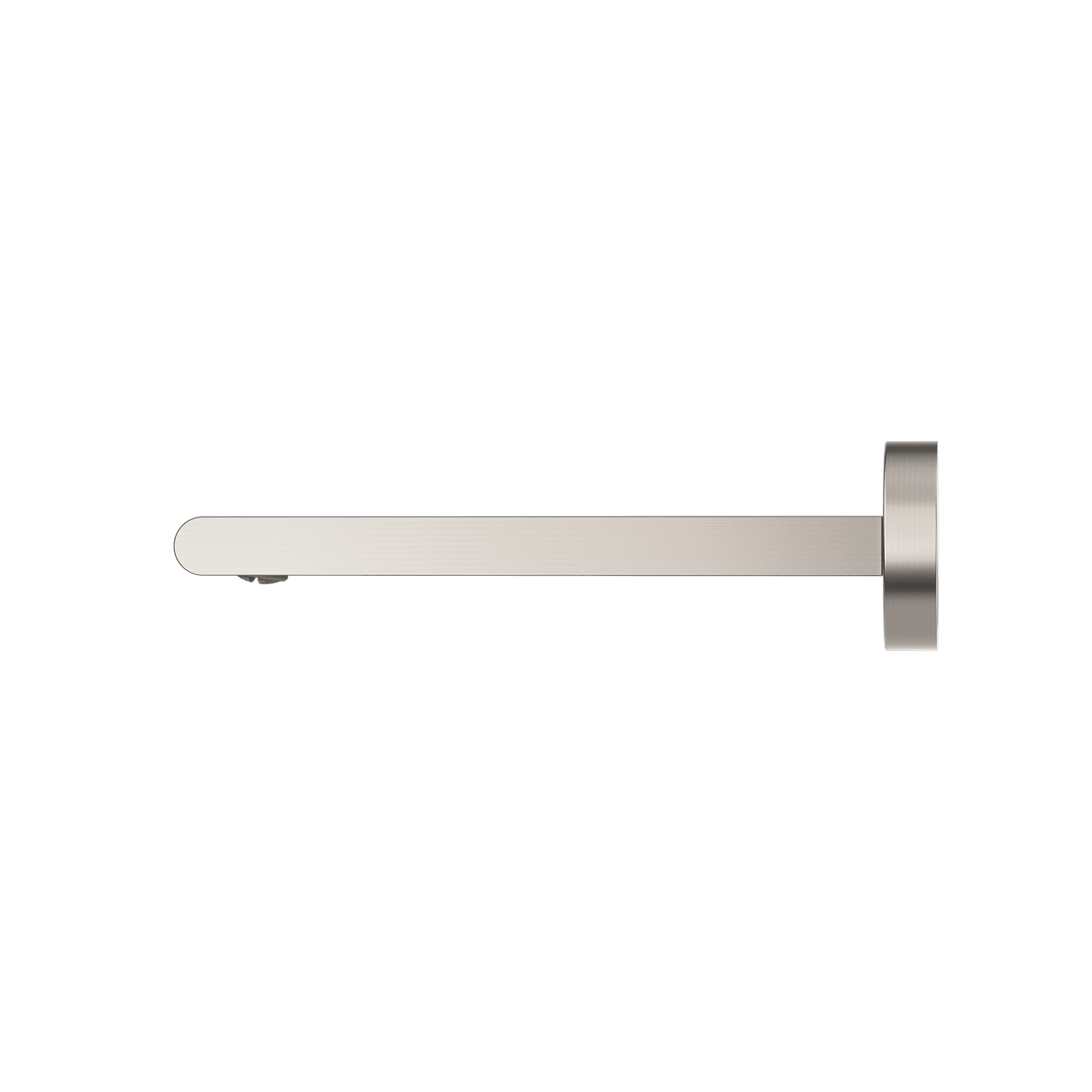 Bianca Fixed Bath Spout 240mm | Brushed Nickel gallery detail image