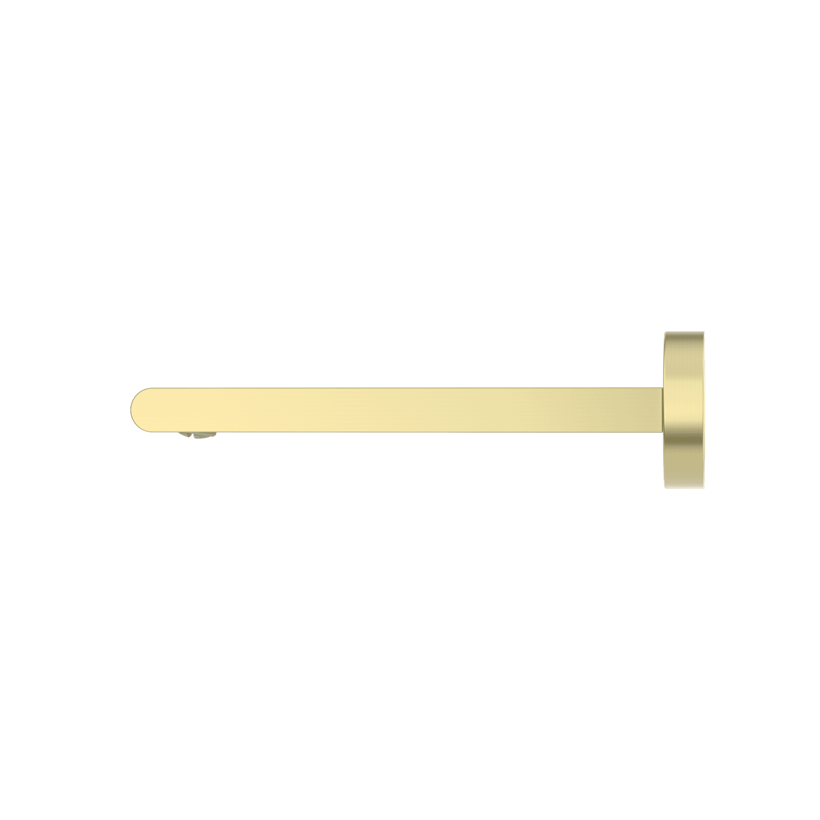 Bianca Fixed Bath Spout 200mm | Brushed Gold gallery detail image