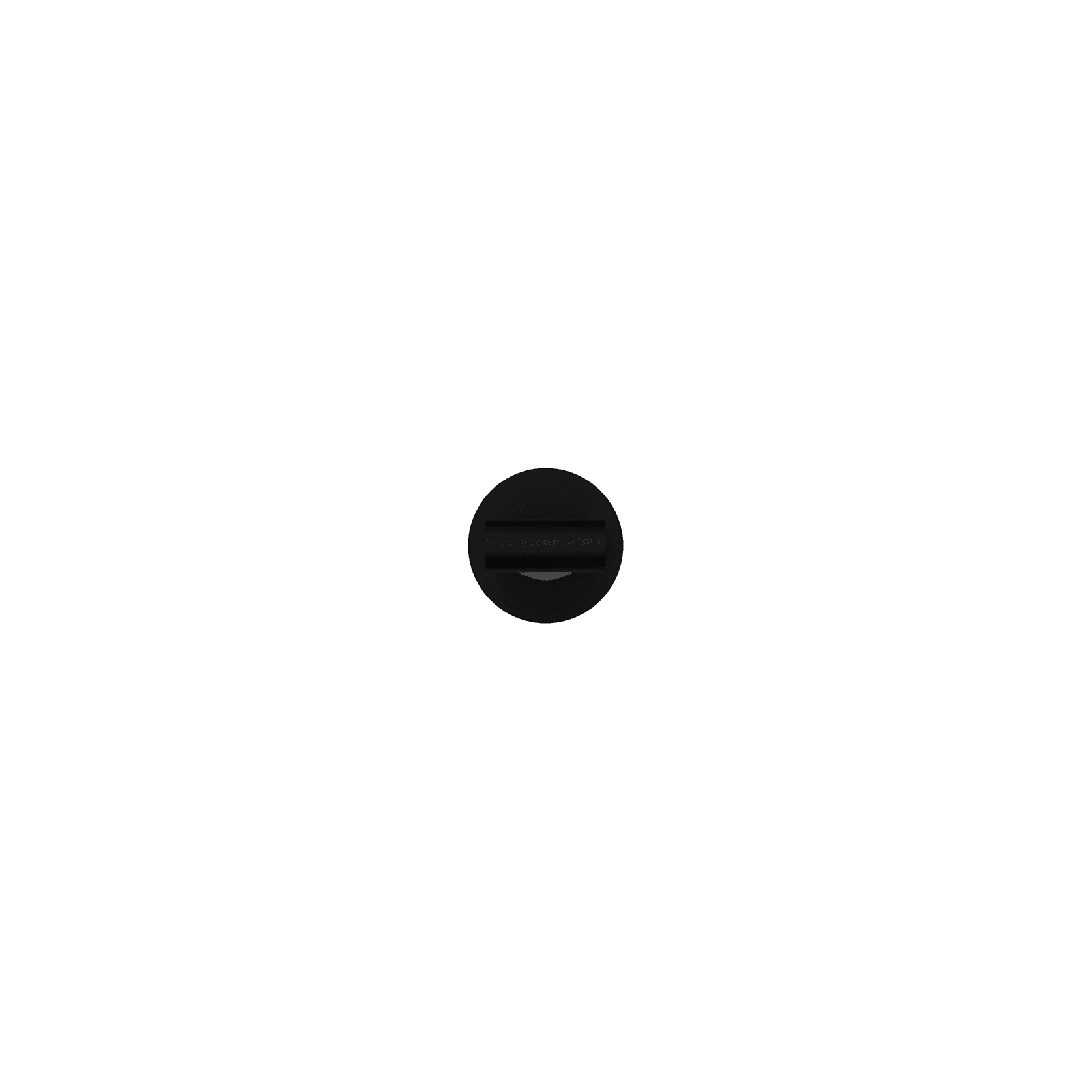 Bianca Fixed Bath Spout 200mm | Matte Black gallery detail image